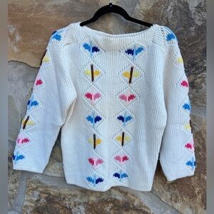 Vintage Banff Cottagecore Virgin Wool Coastal Grandma Pullover Sweater M